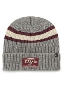 47 Texas A&amp;M Aggies Grey Penobscot Cuff Mens Knit Hat