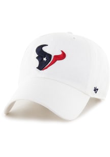 47 Houston Texans Clean Up Adjustable Hat - White