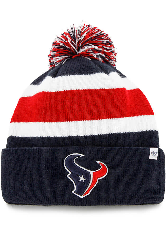 Houston Texans 47 NAVY Breakaway Cuff Knit Hat - 48015930