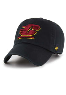 47 Central Michigan Chippewas Clean Up Adjustable Hat - Black