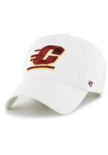 47 Central Michigan Chippewas Clean Up Adjustable Hat - White