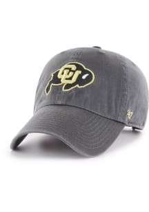 47 Colorado Buffaloes Clean Up Adjustable Hat - Charcoal