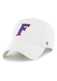 47 Florida Gators CLEAN UP Adjustable Hat - White