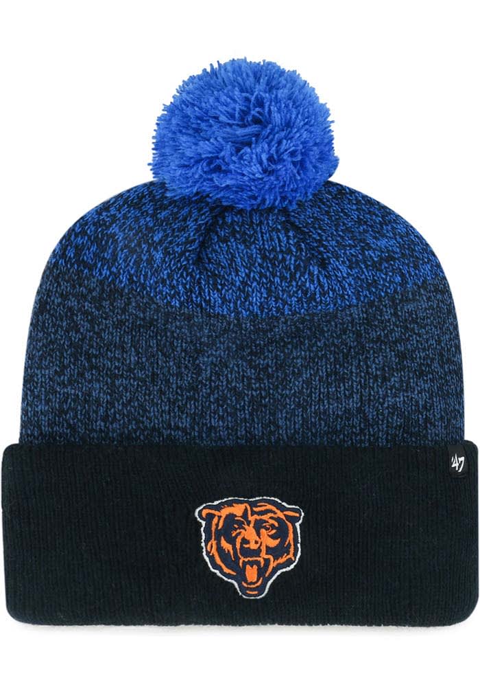 Chicago Bears 47 NAVY Dark Freeze Cuff Knit Hat - 48015982