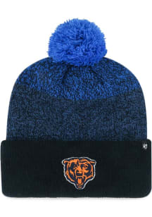 47 Chicago Bears Navy Blue Dark Freeze Cuff Mens Knit Hat