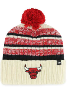 47 Chicago Bulls Natural Tavern Cuff Mens Knit Hat