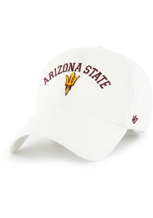 47 Arizona State Sun Devils Classic Arch Clean Up Adjustable Hat - White