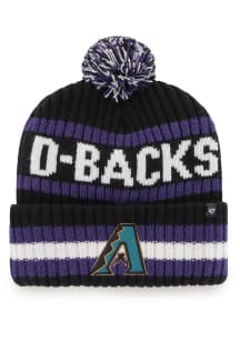 47 Arizona Diamondbacks Black Bering Cuff Mens Knit Hat