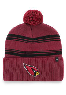 47 Arizona Cardinals Red Fadeout Cuff Mens Knit Hat