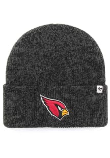 47 Arizona Cardinals Black Brain Freeze Mens Knit Hat