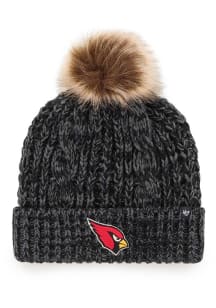 47 Arizona Cardinals Black Meeko Cuff Womens Knit Hat