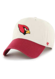 47 Arizona Cardinals Sidestep Clean Up Adjustable Hat - Natural