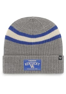 47 Kentucky Wildcats Grey Penobscot Cuff Knit Mens Knit Hat