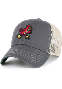 47 Iowa State Cyclones Trawler Clean Up Adjustable Hat - Charcoal