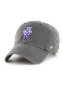 47 K-State Wildcats Clean Up Adjustable Hat - Charcoal