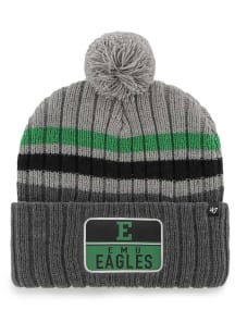 47 Eastern Michigan Eagles Grey Gray Stack Cuff Knit Mens Knit Hat