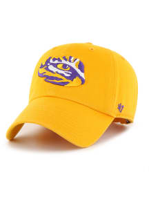 47 LSU Tigers Clean Up Adjustable Hat - Gold