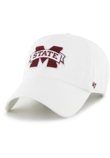 47 Mississippi State Bulldogs Clean Up Adjustable Hat - White