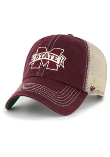 47 Mississippi State Bulldogs Trawler Clean Up Adjustable Hat - Maroon