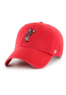 47 Nebraska Cornhuskers Clean Up Adjustable Hat - Red