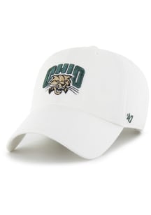 47 Ohio Bobcats Clean Up Adjustable Hat - White