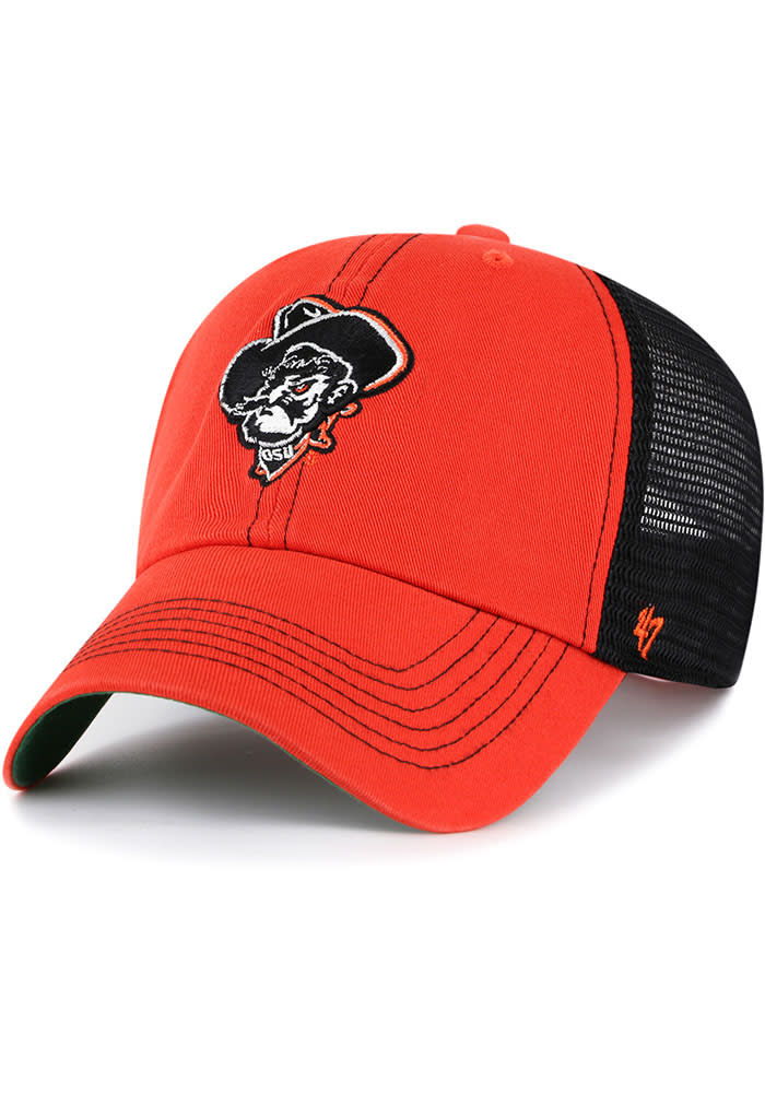 47 ORANGE Oklahoma State Cowboys Vintage Trawler Clean Up