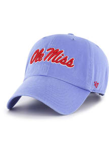 47 Ole Miss Rebels Clean Up Adjustable Hat - Blue