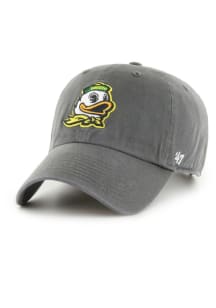 47 Oregon Ducks Clean Up Adjustable Hat - Charcoal
