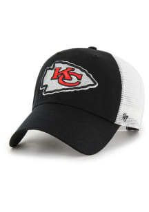 47 Kansas City Chiefs Black Glitzy Clean Up Womens Adjustable Hat