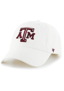 47 Texas A&amp;M Aggies Clean Up Adjustable Hat - White