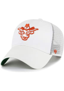 47 Texas Longhorns Trawler Clean Up Adjustable Hat - White