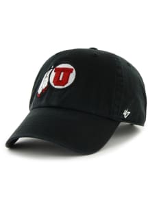 47 Utah Utes Clean Up Adjustable Hat - Black