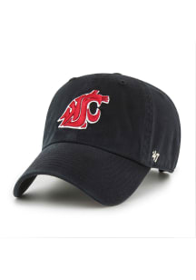 47 Washington State Cougars Clean Up Adjustable Hat - Black