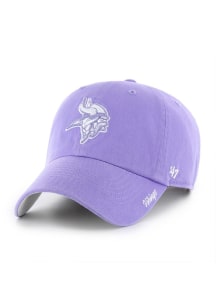 47 Minnesota Vikings Purple Luminance Cheer Clean Up Womens Adjustable Hat