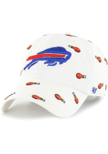 47 Buffalo Bills White Confetti Clean Up Womens Adjustable Hat