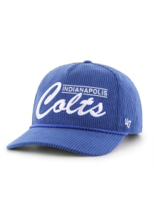 47 Indianapolis Colts Double Header Corduroy Hitch Adjustable Hat - Blue