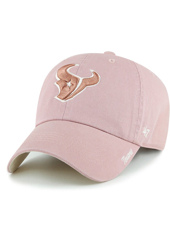 47 Houston Texans Pink Ballpark Cheer Clean Up Womens Adjustable Hat