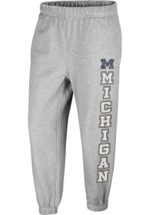 47 Michigan Wolverines Womens Harper Grey Sweatpants