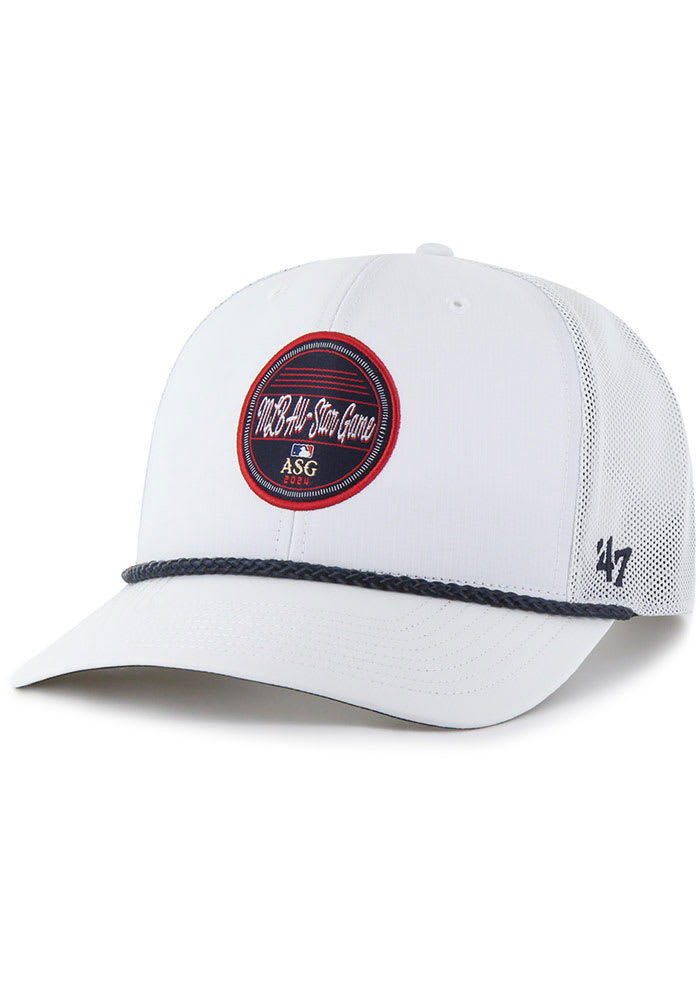47 Texas Rangers 2024 All Star Game Brrr Fairway Trucker Adjustable Hat - White