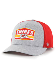 47 Kansas City Chiefs Mens Grey Motivator Trophy Flex Hat