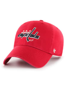 47 Washington Capitals Clean Up Adjustable Hat - Red