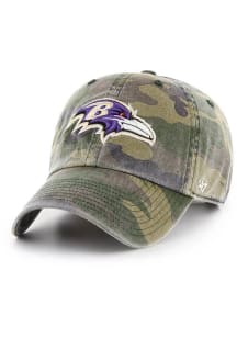 47 Baltimore Ravens Clean Up Adjustable Hat - Green