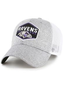 47 Baltimore Ravens Mens Grey Hitch Contender Flex Hat