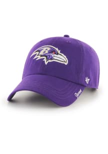 47 Baltimore Ravens Purple Miata Clean Up Womens Adjustable Hat