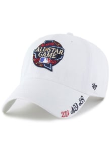 47 Texas Rangers White 2024 All Star Game Miata Clean Up Womens Adjustable Hat