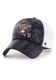 47 Texas Rangers Navy Blue 2024 All Star Game Dazzle Mesh Clean Up Womens Adjustable Hat