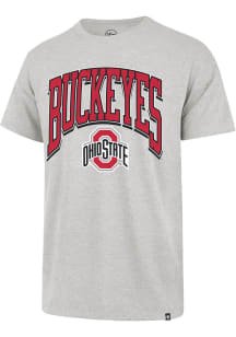 47 Ohio State Buckeyes Grey Franklin Walk Tall Short Sleeve Fashion T Shirt