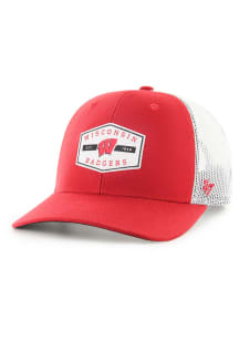 47 Wisconsin Badgers Convoy Trucker Adjustable Hat - Red