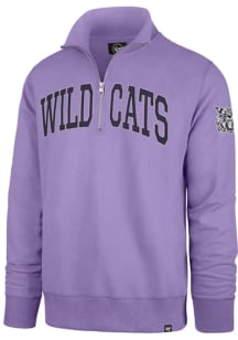 Mens K-State Wildcats Lavender 47 Striker Qtr Zip Fashion Pullover