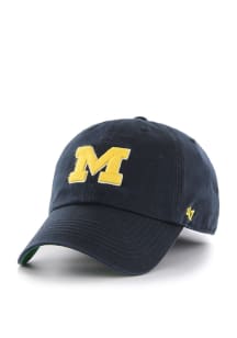 Michigan Wolverines 47 47 Franchise Fitted Hat - Navy Blue